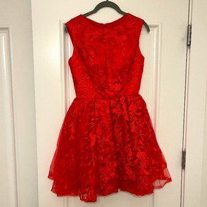 Red Formal Dress (size small)